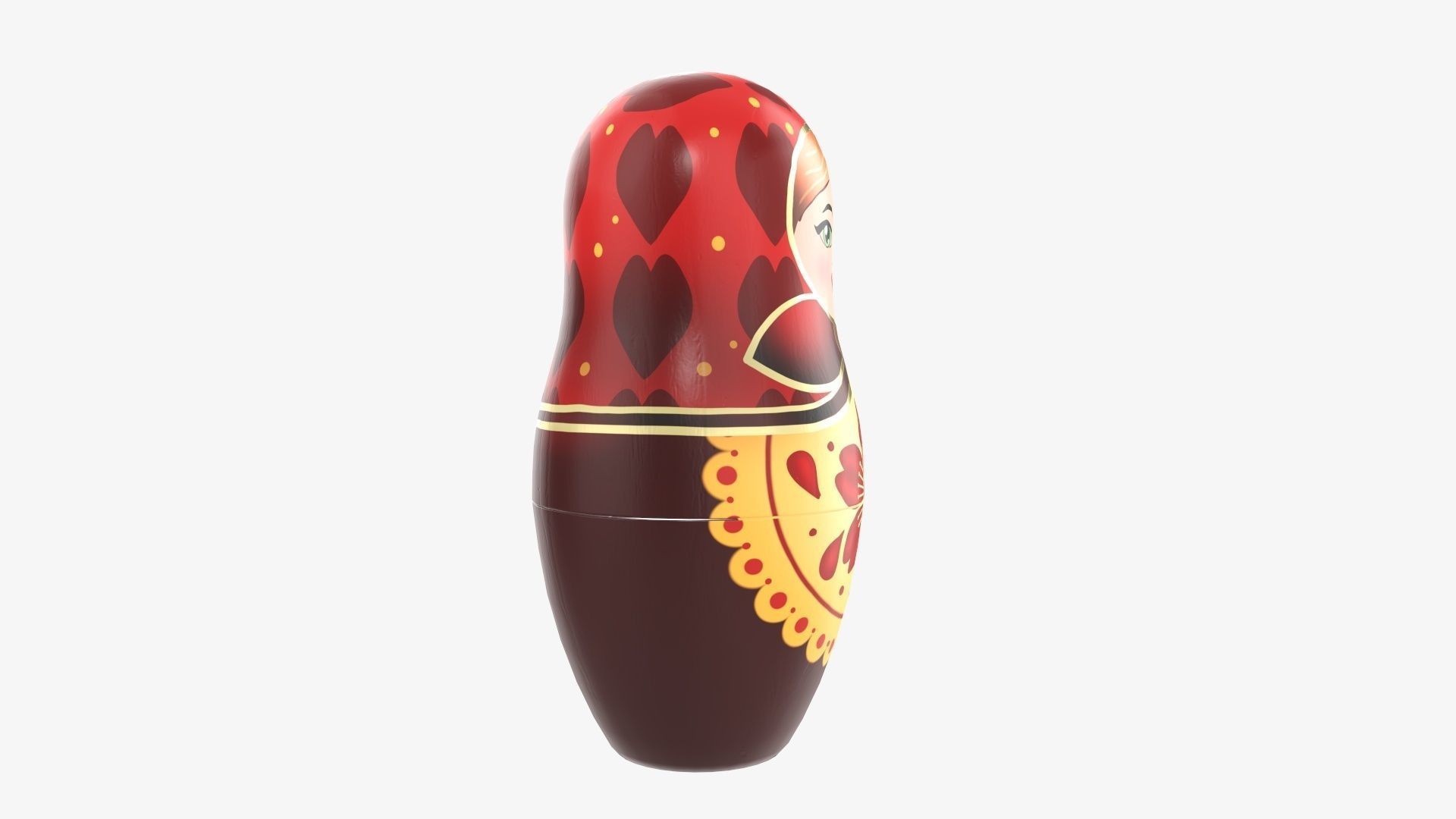 Nesting doll Matryoshka 01 3D model_1
