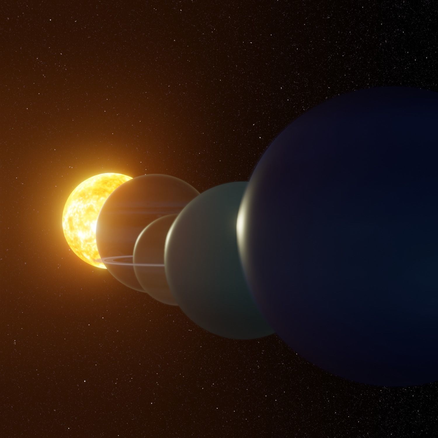 solar system 3D model_0