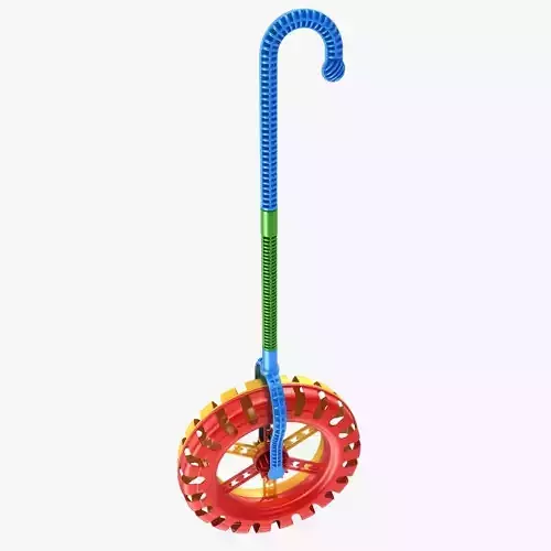 Baby Wheel Toy Low-poly 3D model