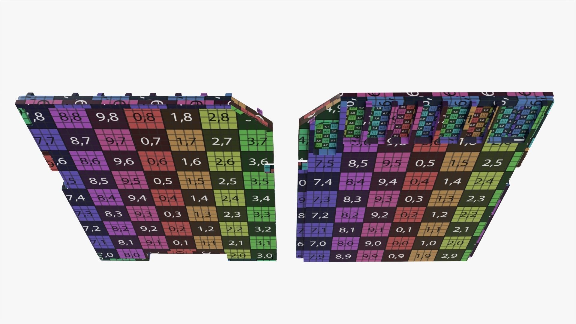 Micro SD card adapter 3D model_10