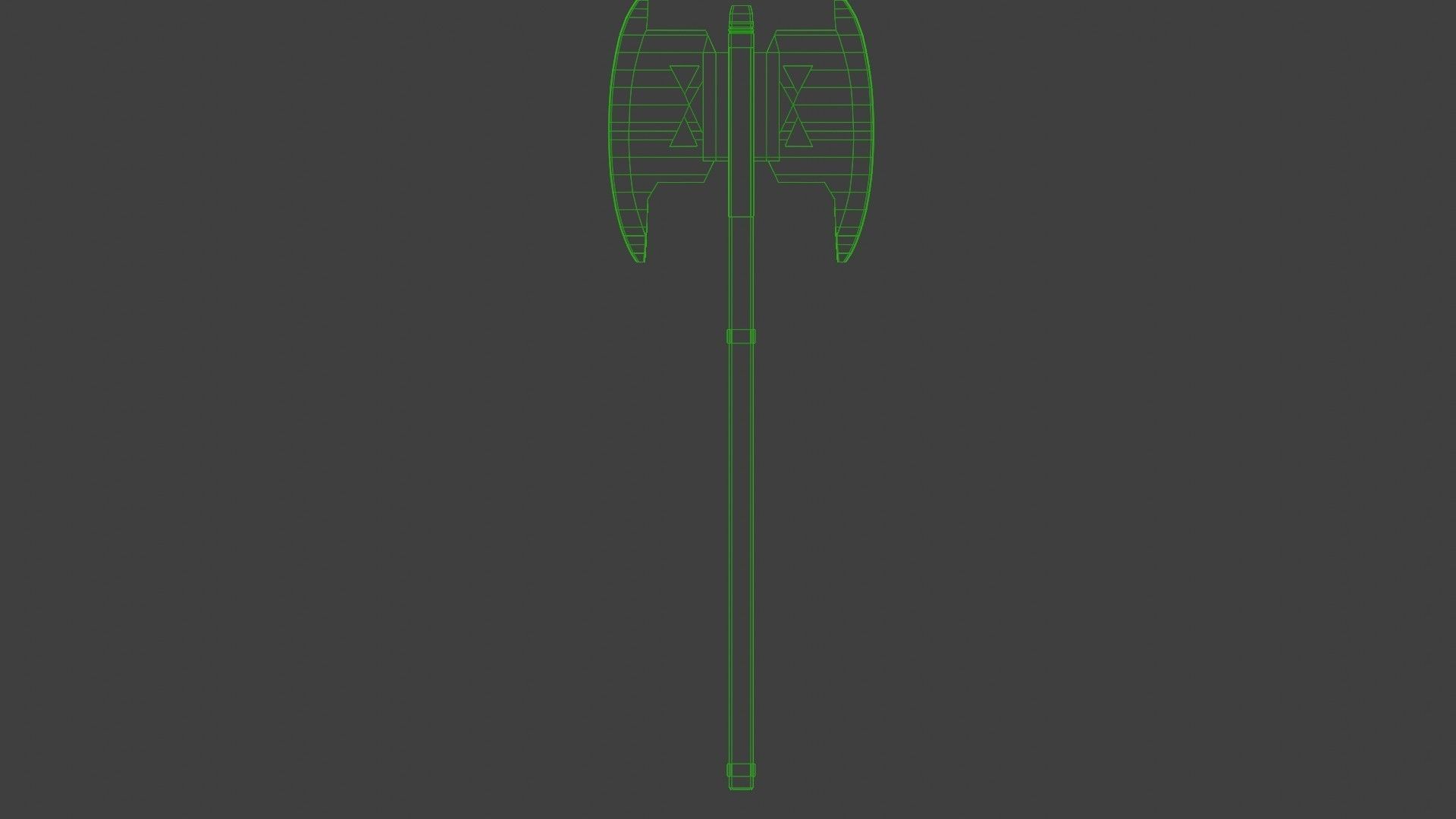 Gimli axe Free low-poly 3D model_4