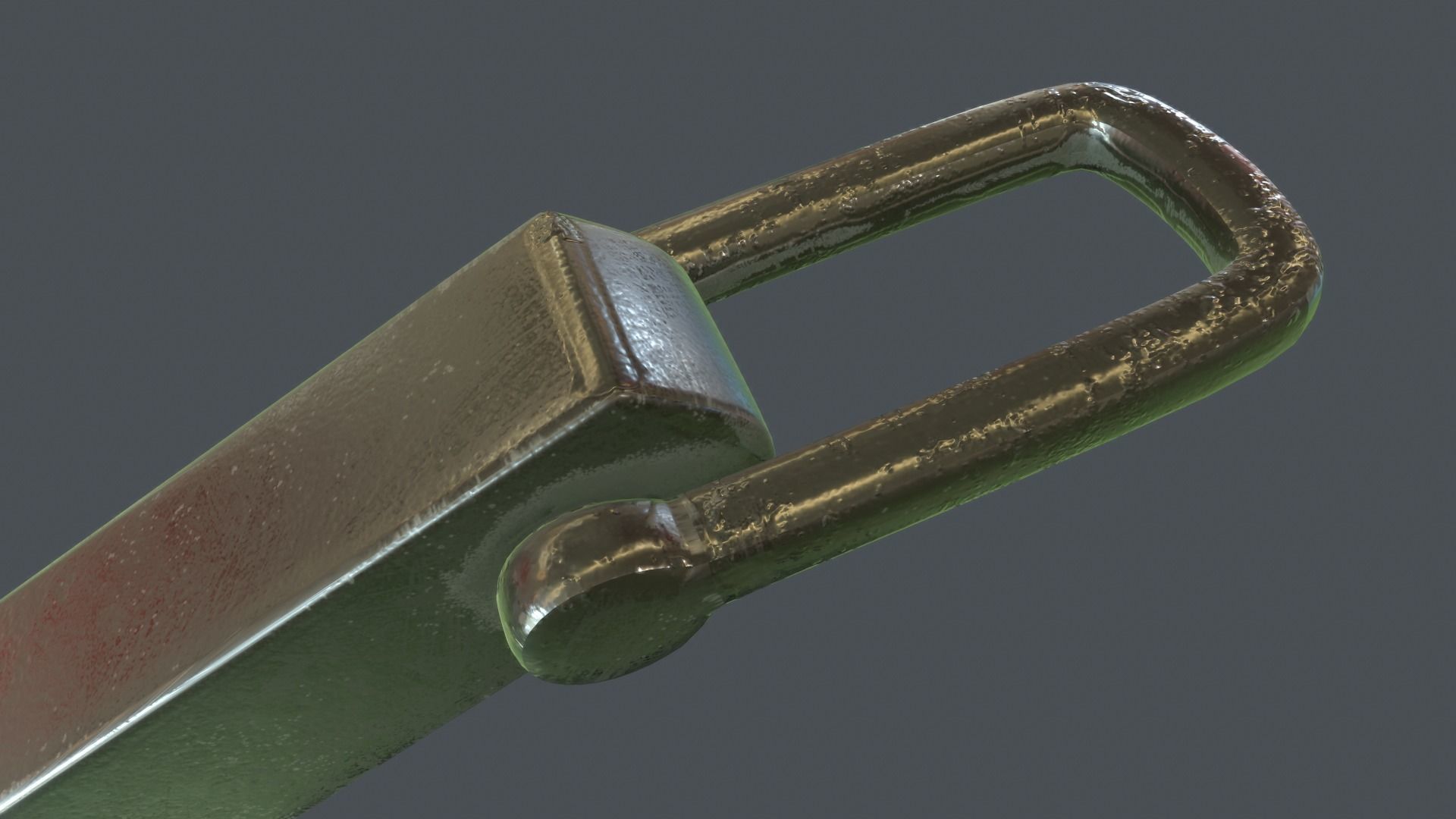 Ship anchor Low-poly 3D model_9