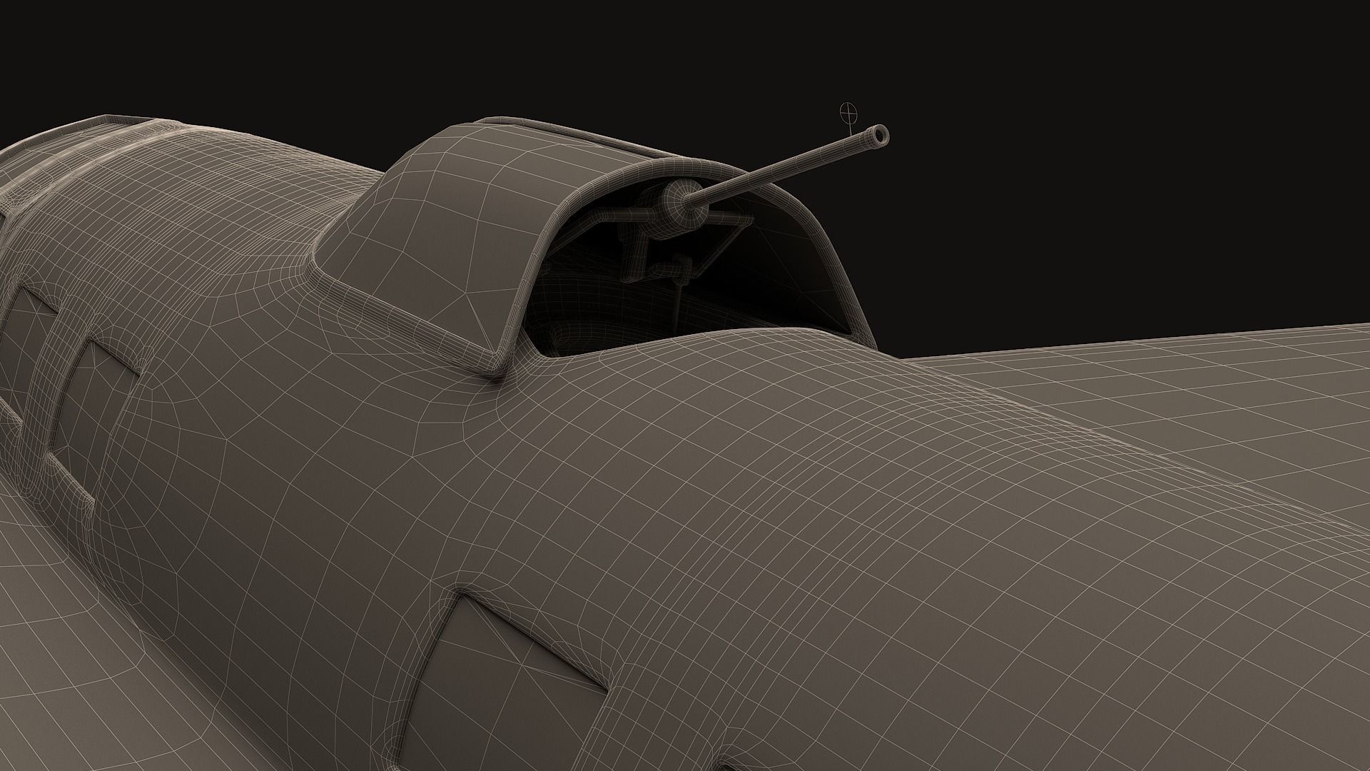 Heinkel He 111 german bomber 3D model_16
