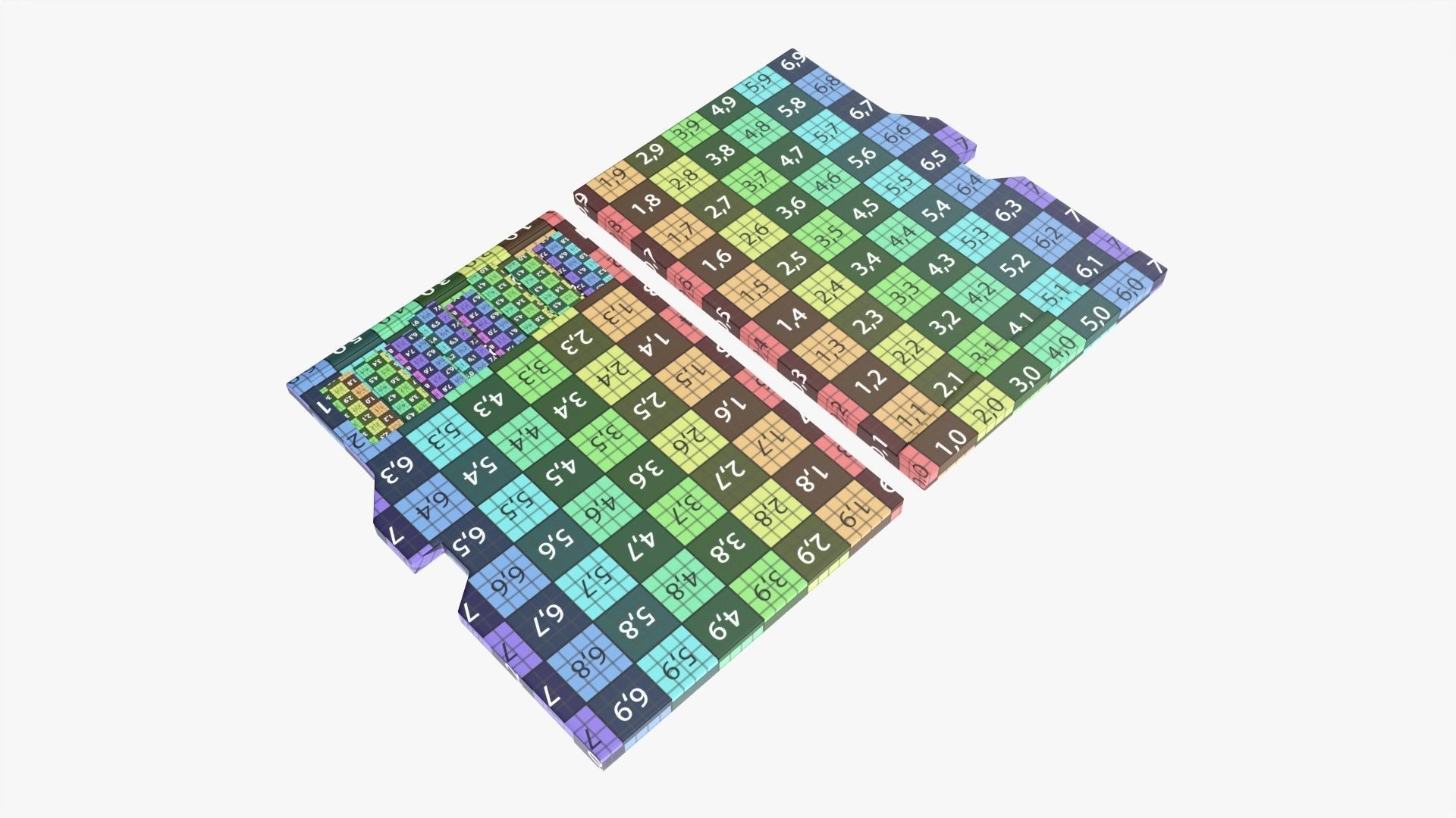 Memory card micro SD 3D model_8