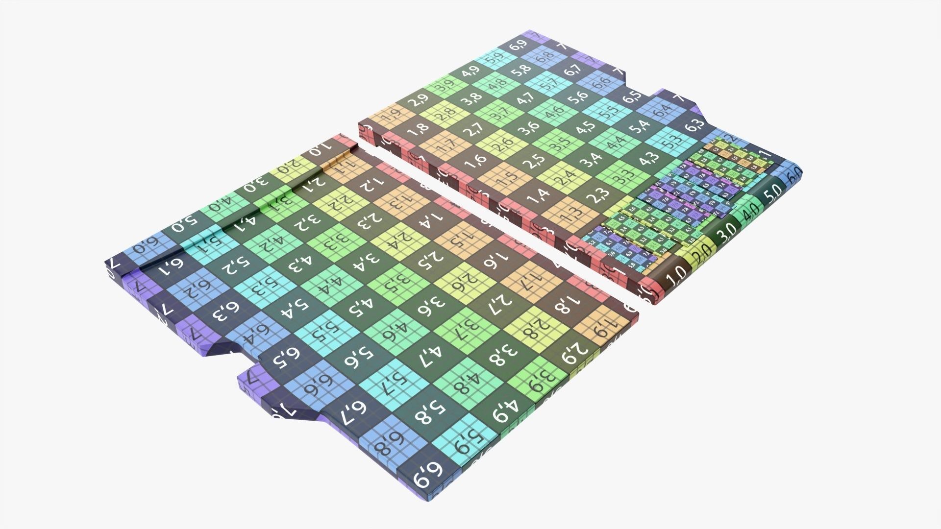 Memory card micro SD 3D model_9