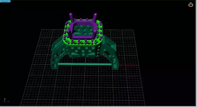 RIING emerald and diamond ring