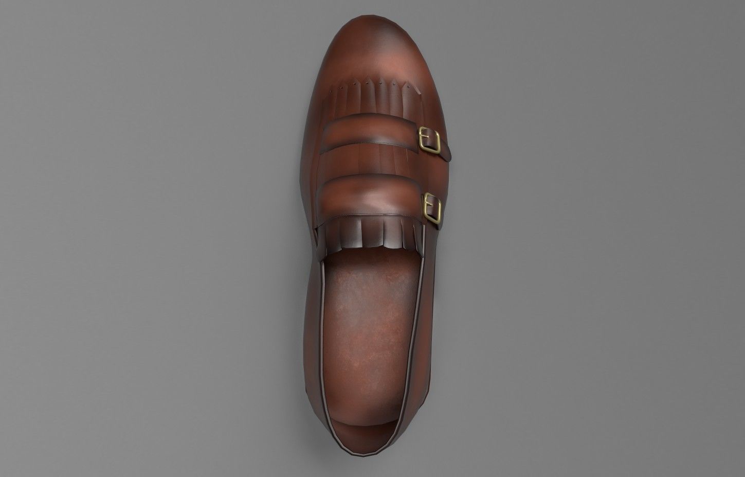 Partywear shoe Low-poly 3D model_4