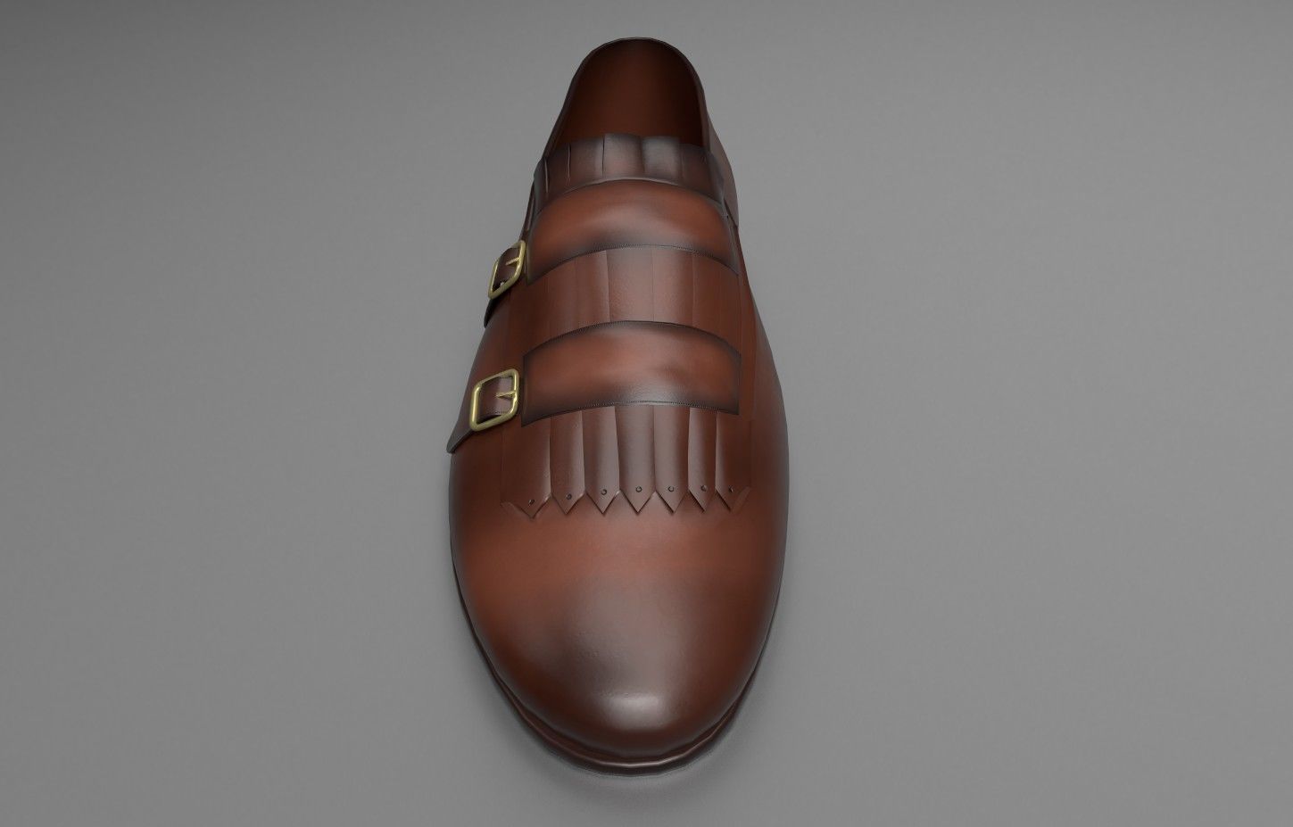 Partywear shoe Low-poly 3D model_3