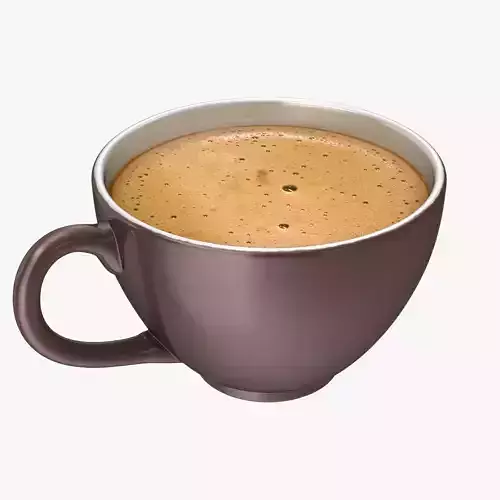 Coffee Cup Low-poly 3D model