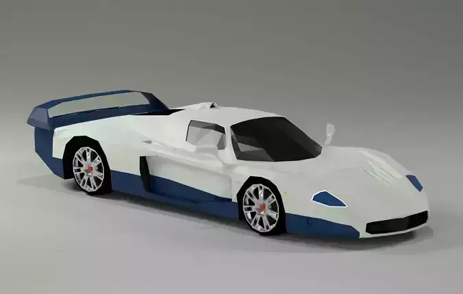 Car Cartoon Maserati MC12 