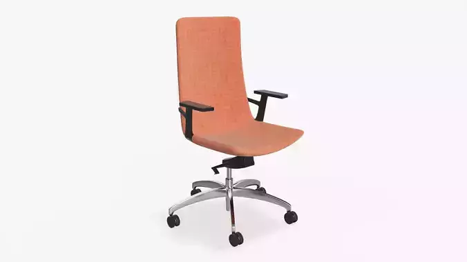  Office chair with high back and wheels