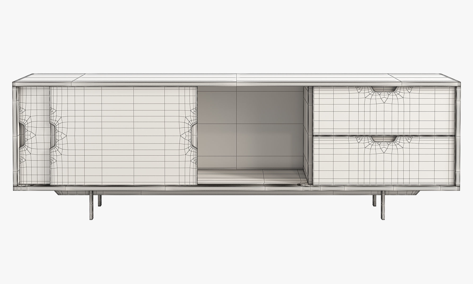 Joybird Oberlin Console 3D model CGTrader