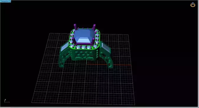 RIING emerald and diamond engagement ring