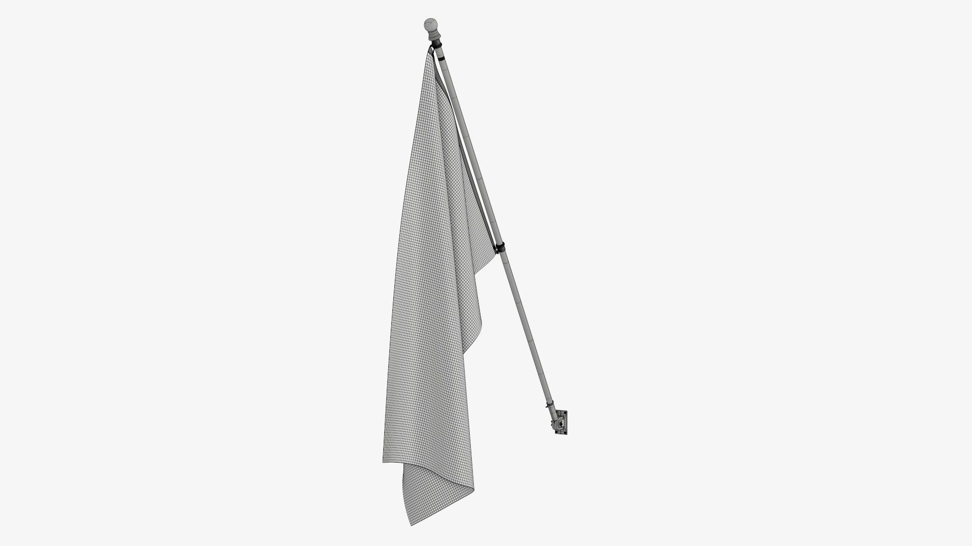 Flagpole kit outdoor 01 3D model_11