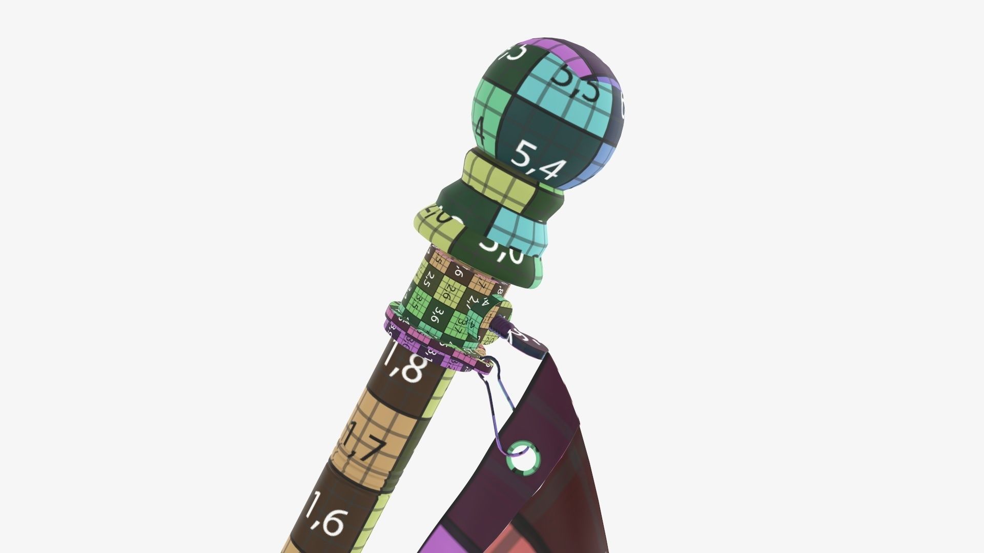 Flagpole kit outdoor 01 3D model_23