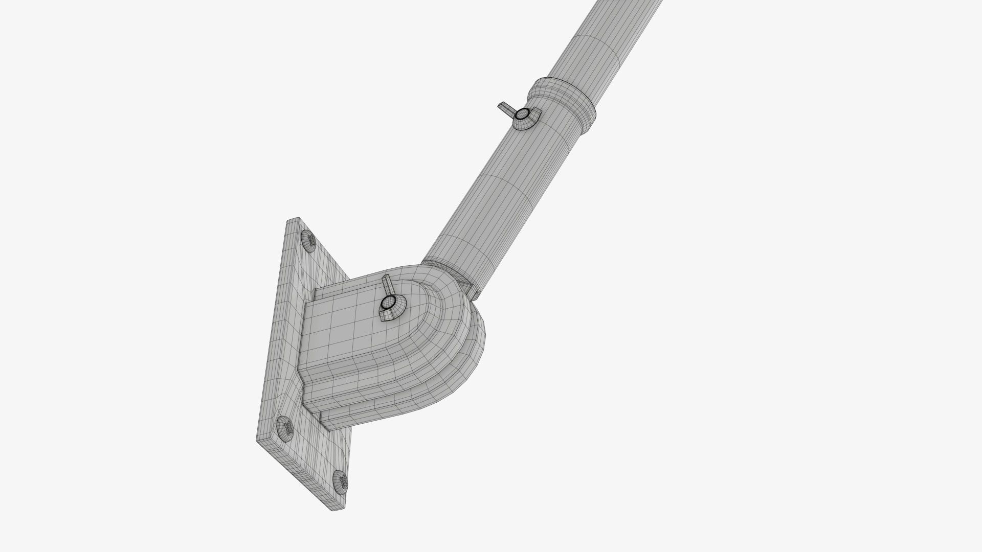 Flagpole kit outdoor 01 3D model_13