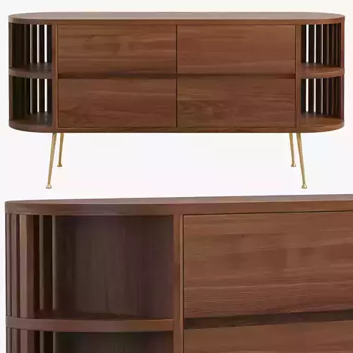 Joybird Vira Console Cabinet 3D model