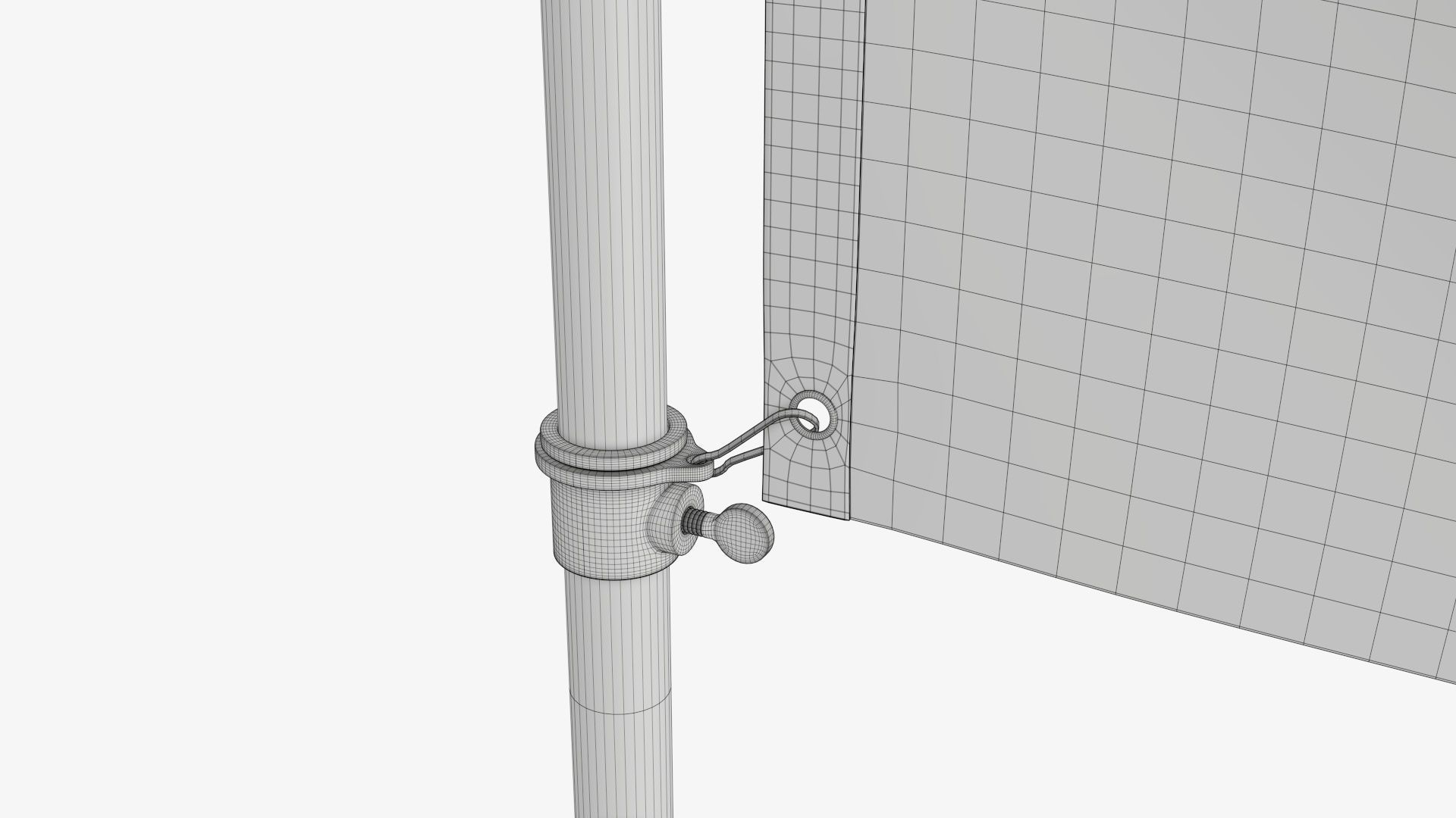 Flagpole kit outdoor 02 3D model_14