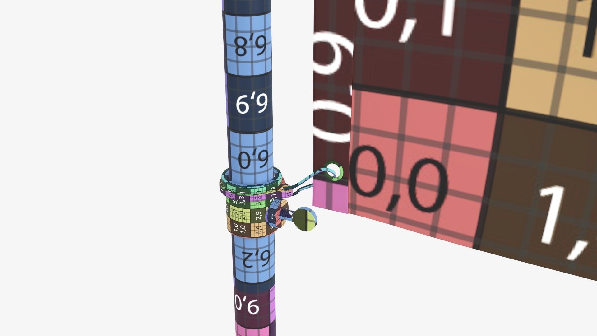 Flagpole kit outdoor 02 3D model_22