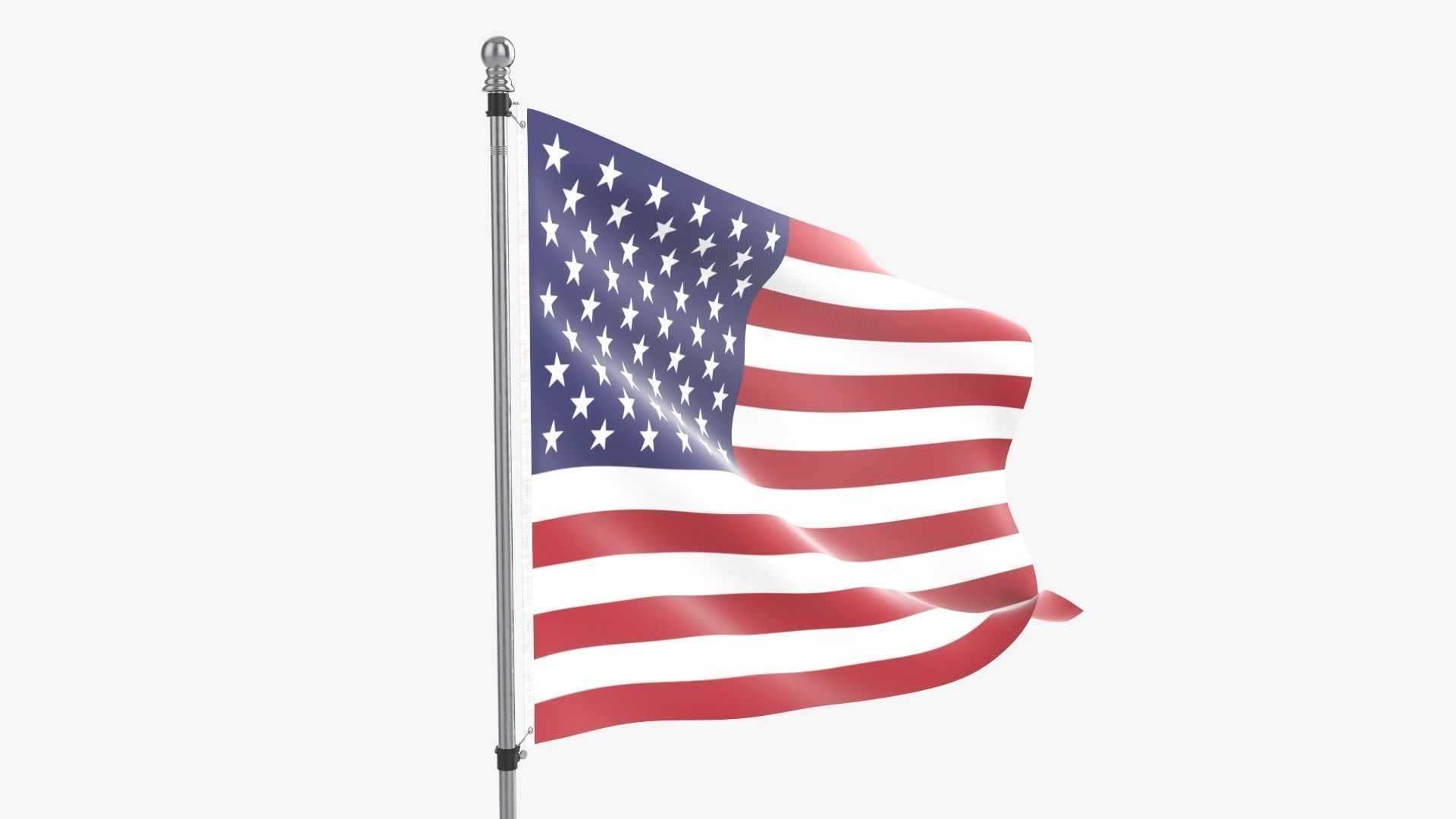 Flagpole kit outdoor 02 3D model_1