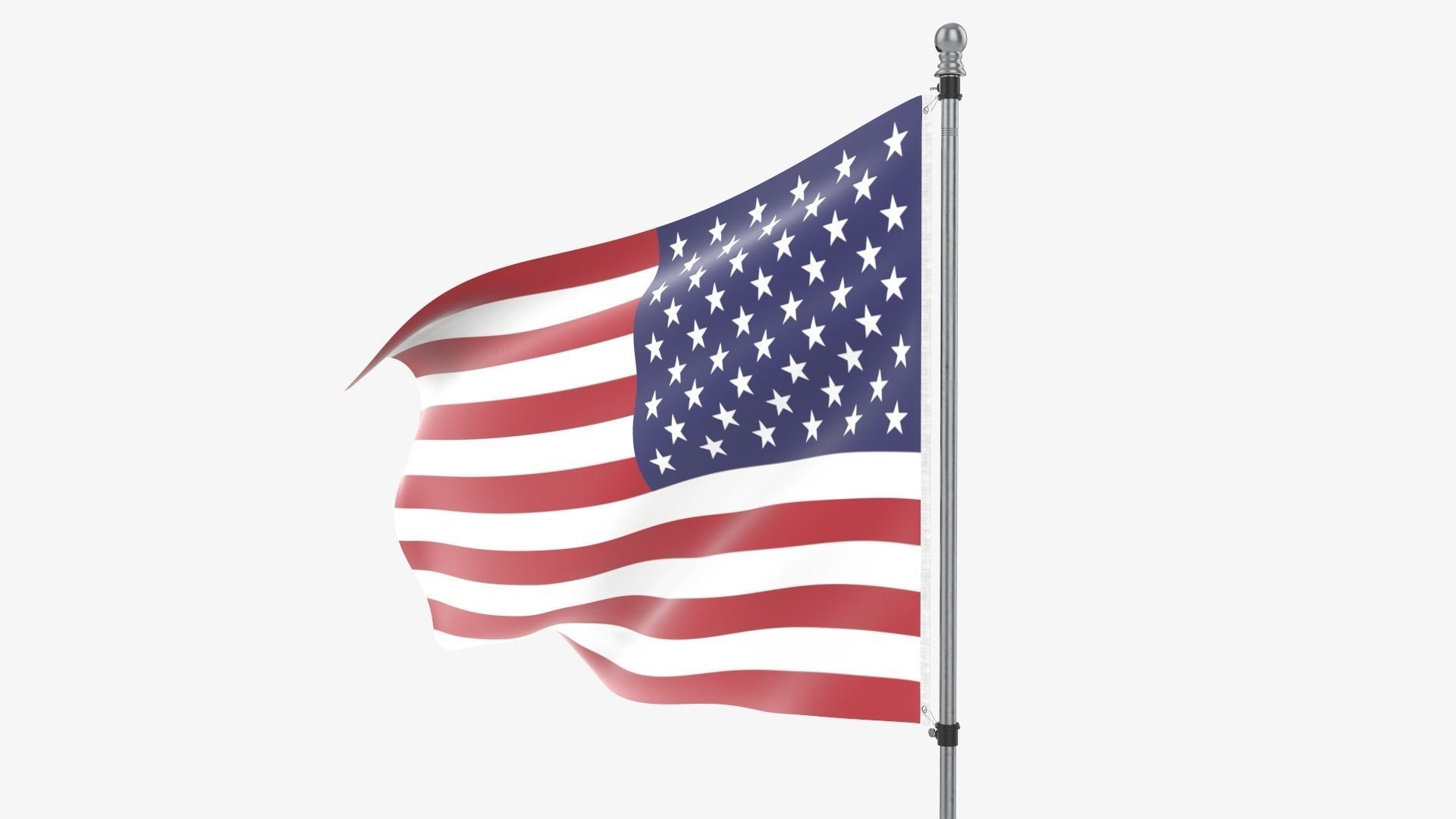 Flagpole kit outdoor 02 3D model_2