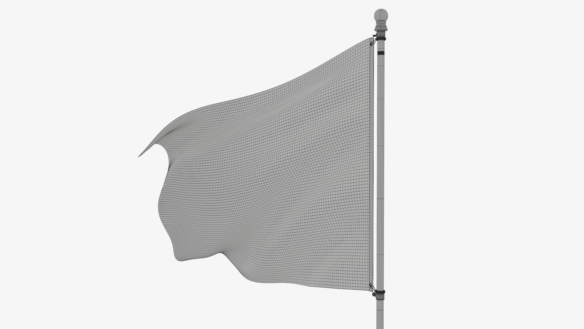 Flagpole kit outdoor 02 3D model_10