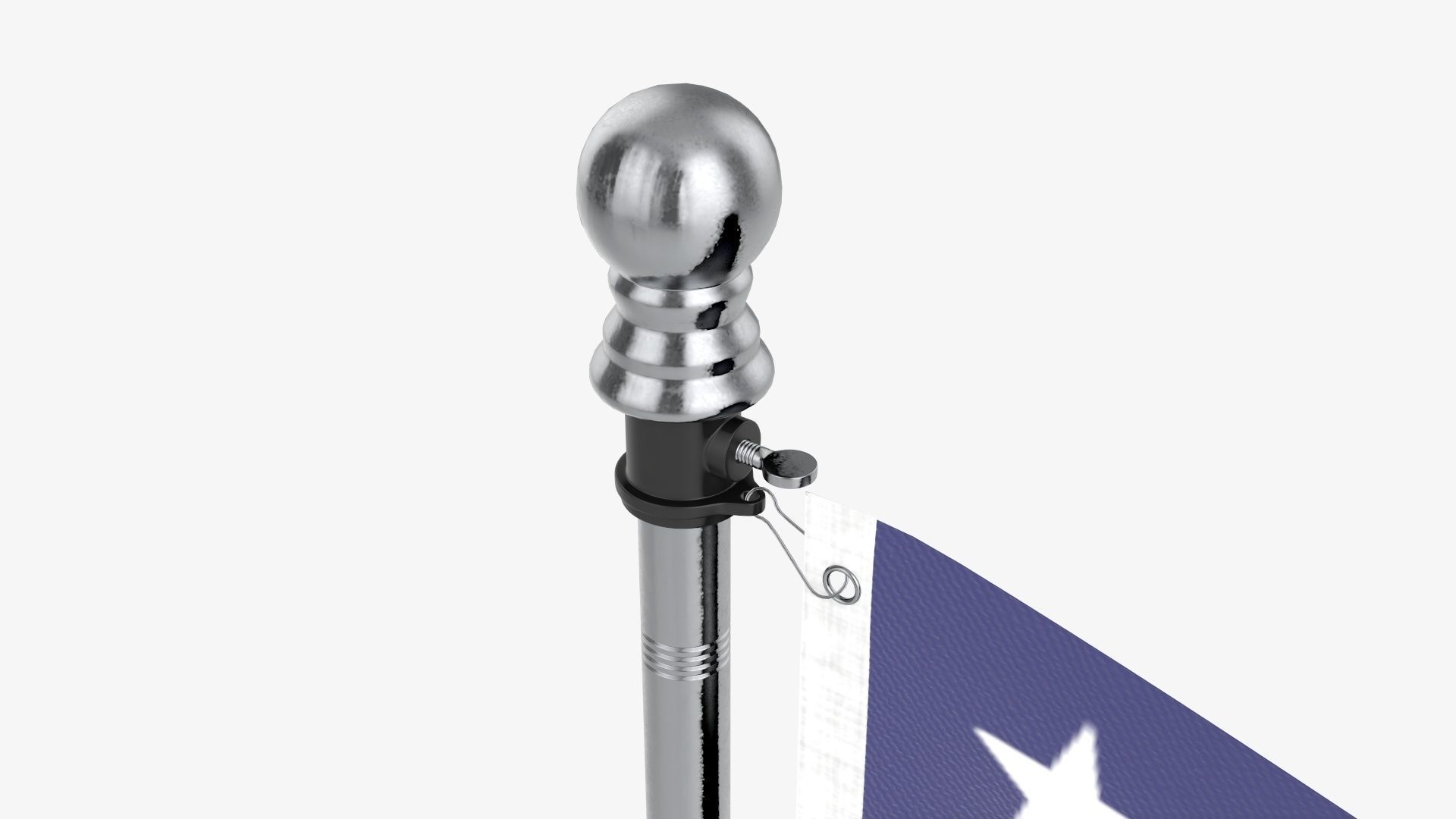 Flagpole kit outdoor 02 3D model_7