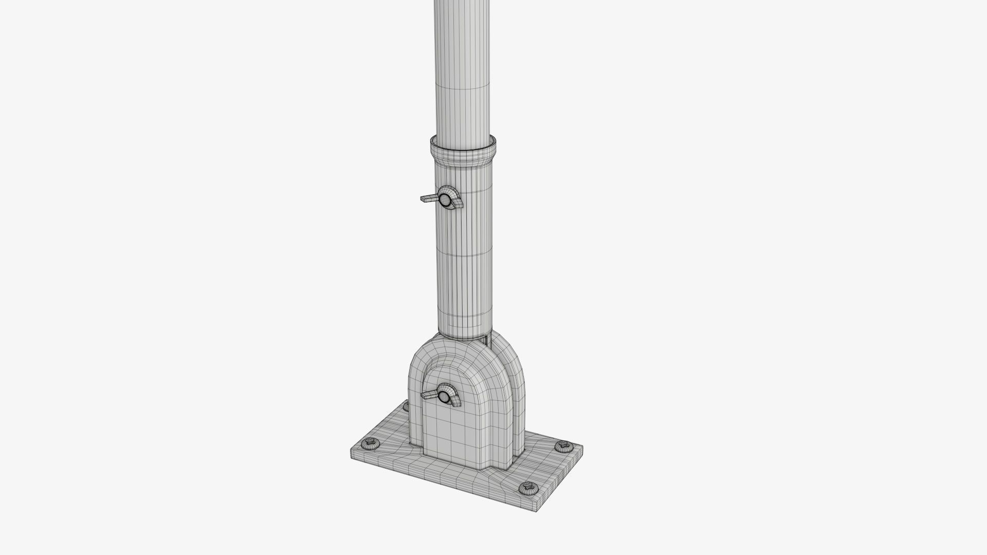 Flagpole kit outdoor 02 3D model_13