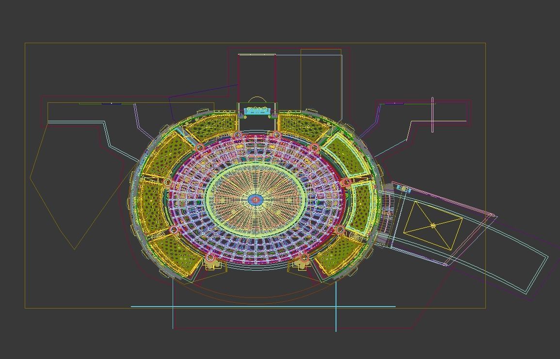 Palace Main Entrance Lobby 3D model_18