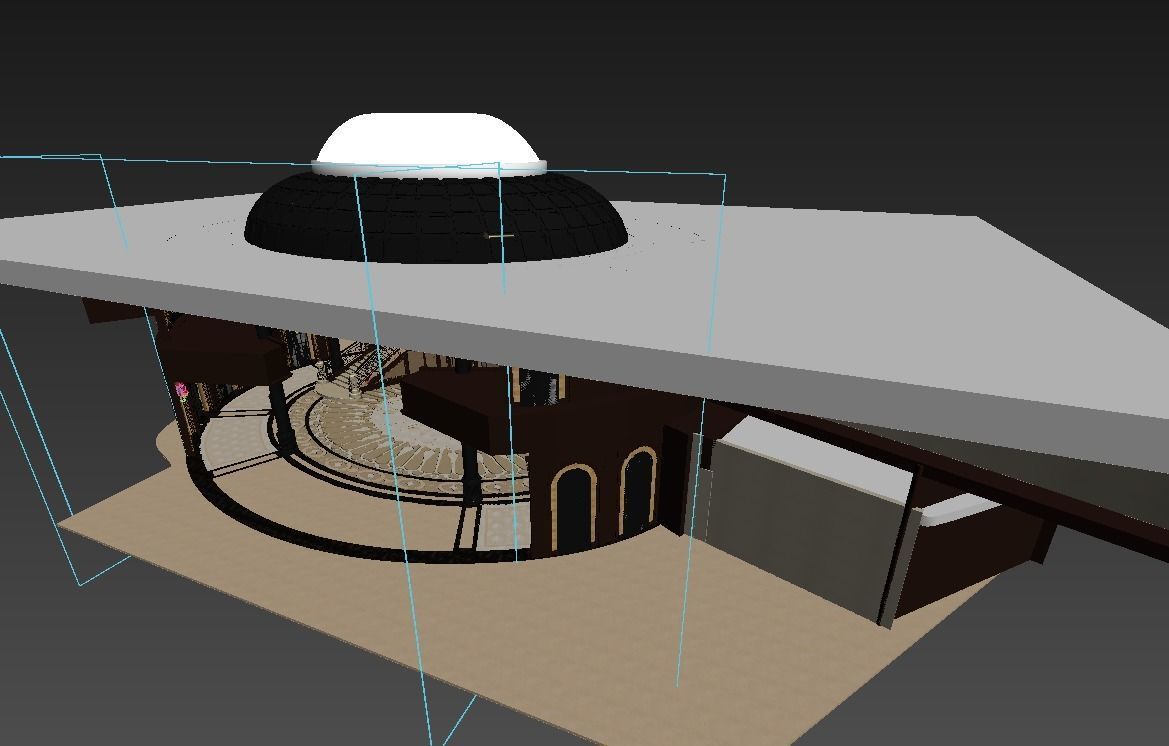 Palace Main Entrance Lobby 3D model_14