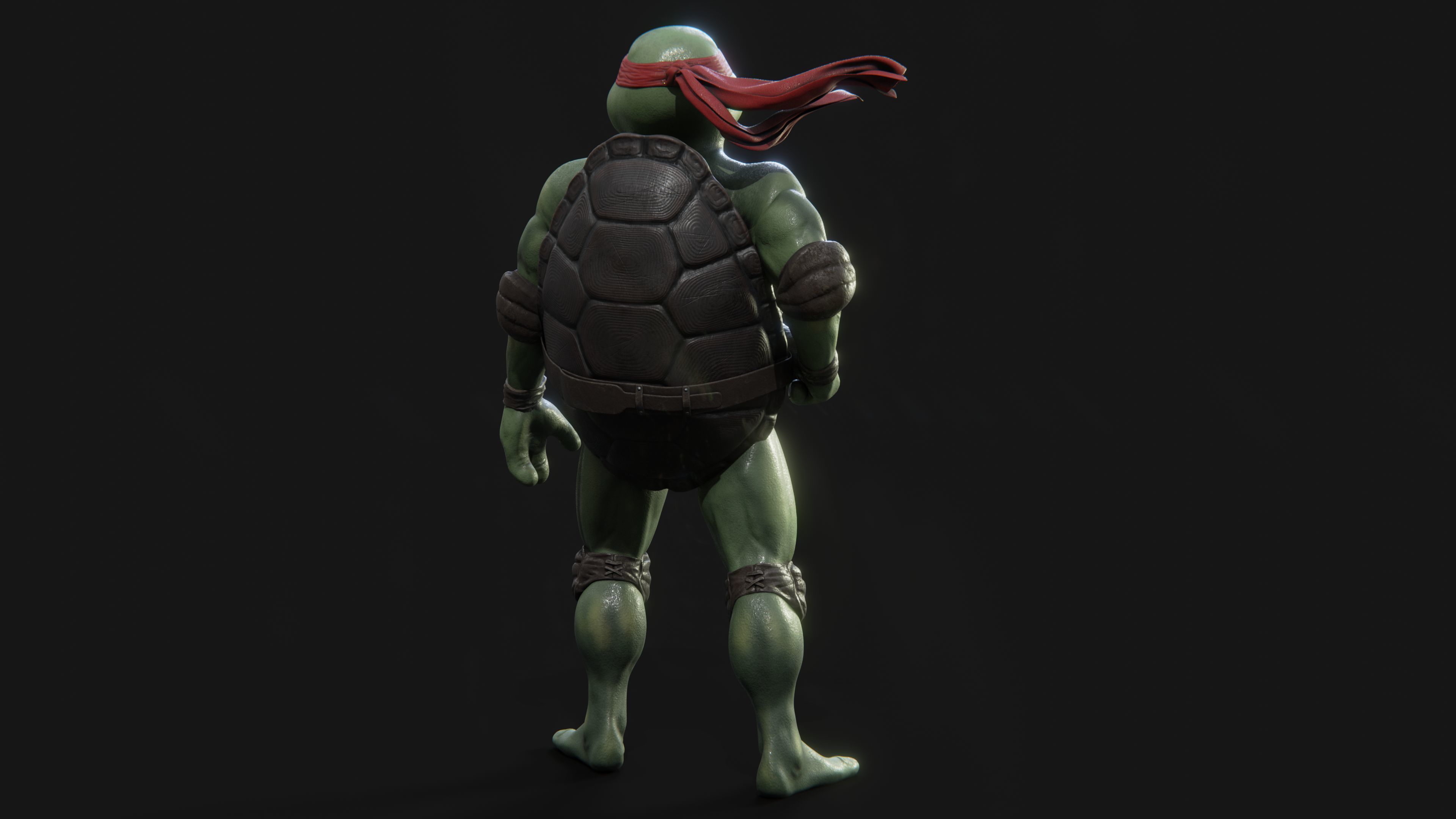 Raphael Teenage Mutant Ninja Turtle Low-poly 3D model_2