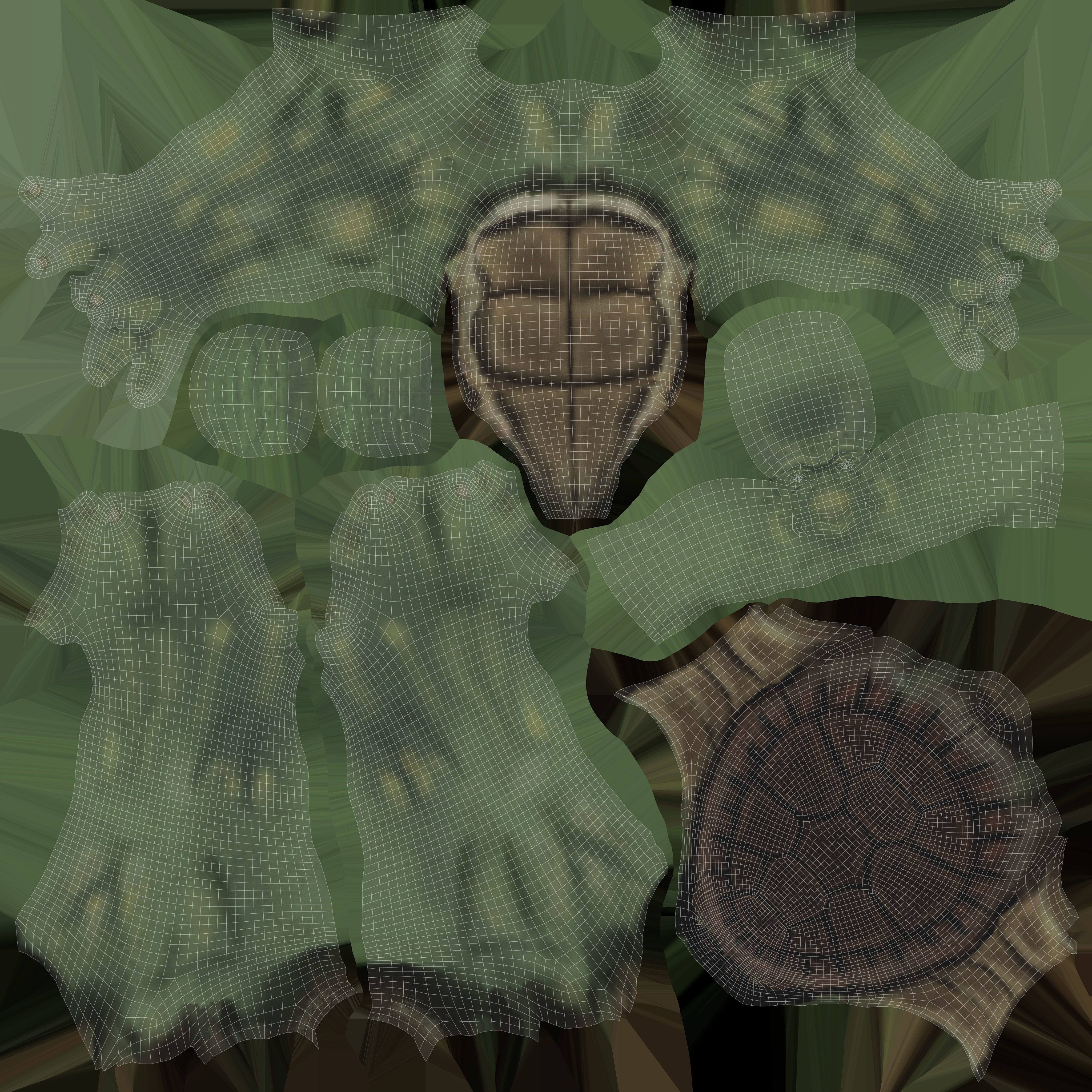 Raphael Teenage Mutant Ninja Turtle Low-poly 3D model_6