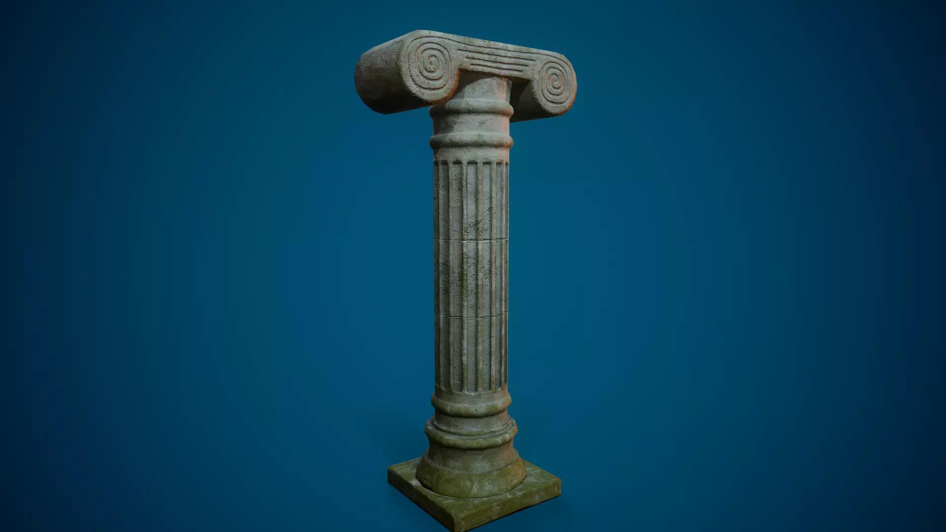 Roman Column - Tutorial Included  Low-poly 3D model_0