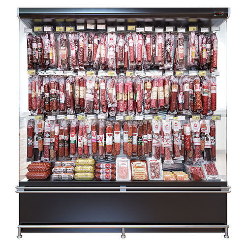 Sausage showcase 2 3D model