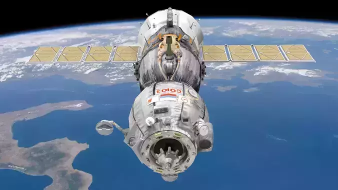 Soyuz TMA spacecraft LowPoly