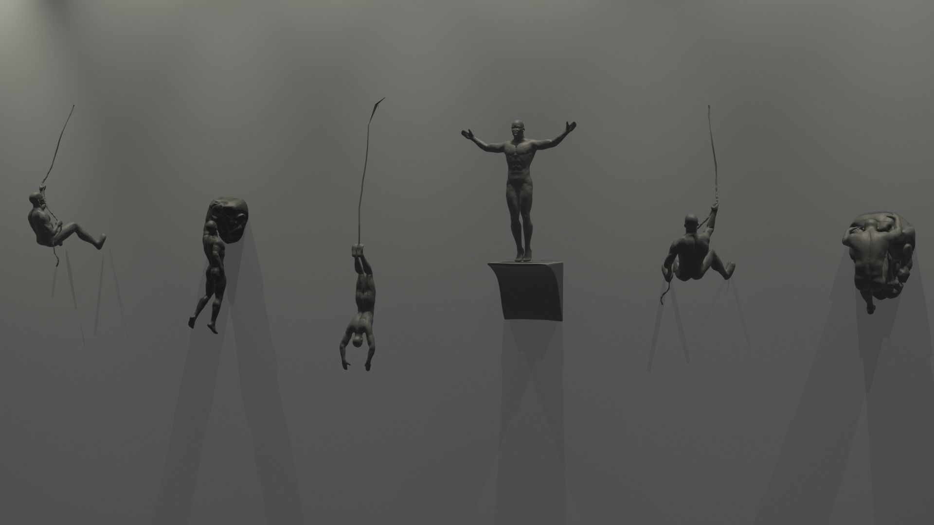 Wall Sculptures of 6 3D print model_16