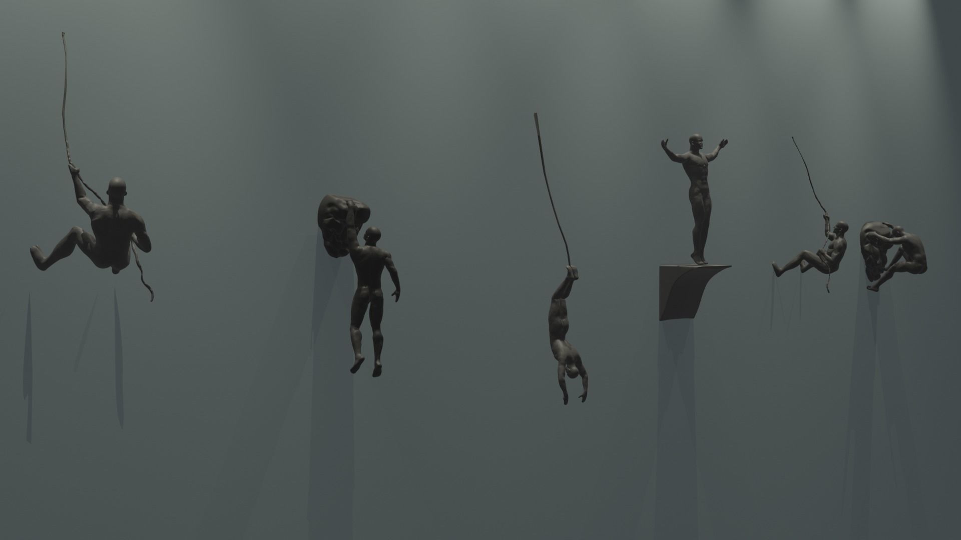 Wall Sculptures of 6 3D print model_2