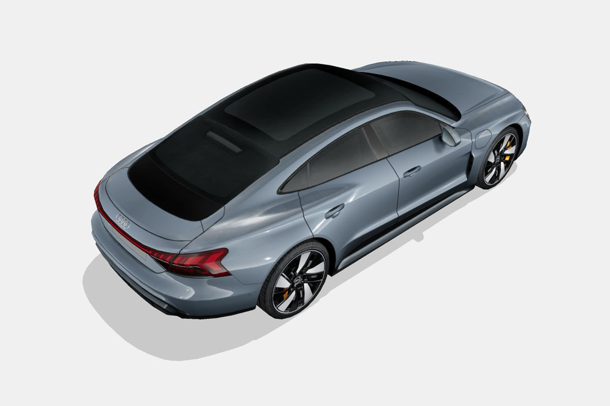 Audi e-tron GT 2022 Low-poly 3D model_14