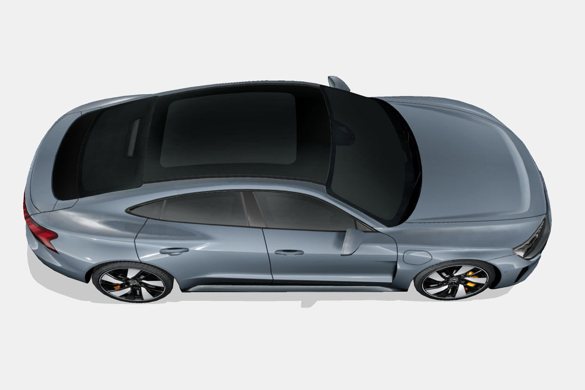 Audi e-tron GT 2022 Low-poly 3D model_15