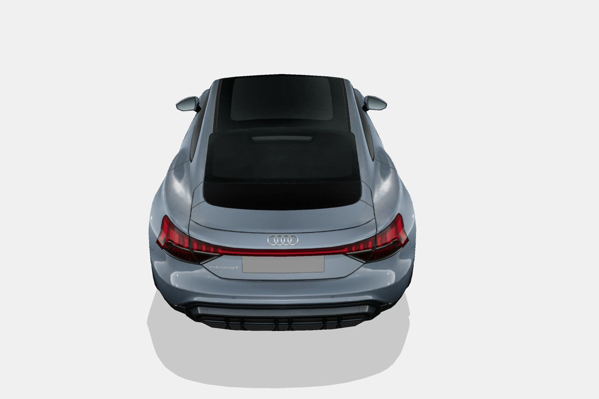 Audi e-tron GT 2022 Low-poly 3D model_11