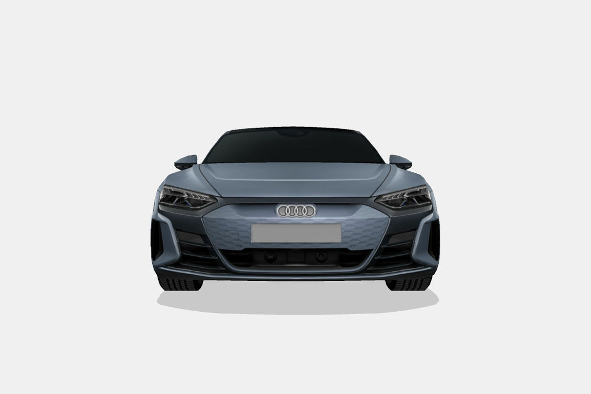 Audi e-tron GT 2022 Low-poly 3D model_3