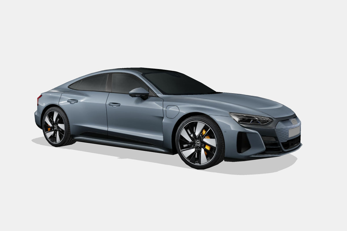 Audi e-tron GT 2022 Low-poly 3D model_17