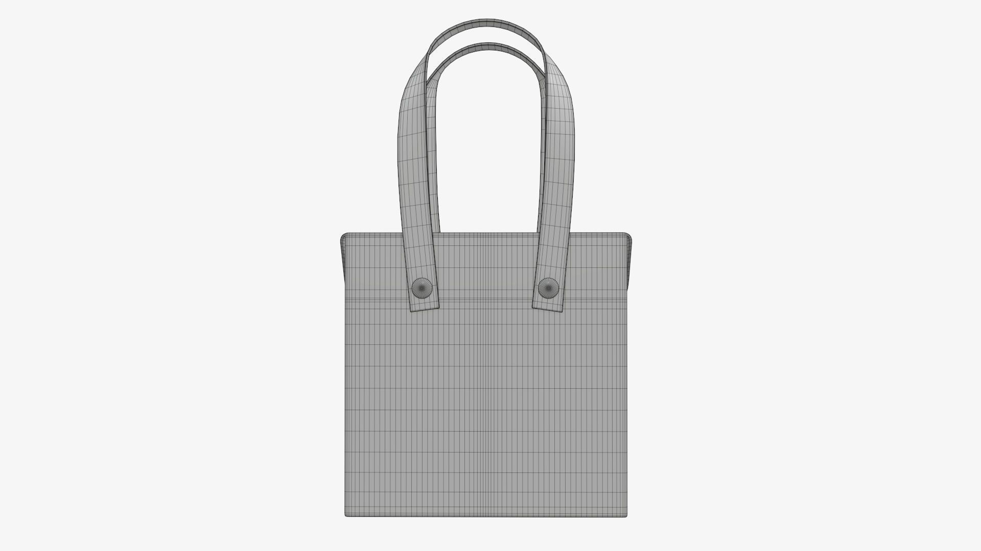 Cardboard box with handles and rivets 01 3D model_8