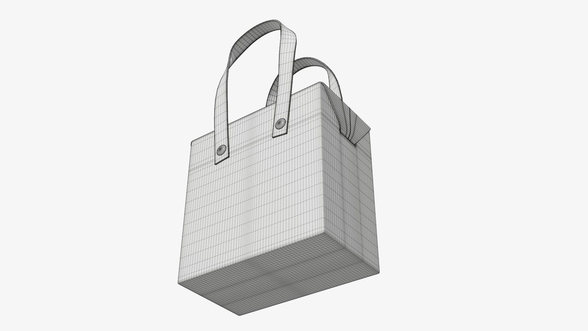 Cardboard box with handles and rivets 01 3D model_7