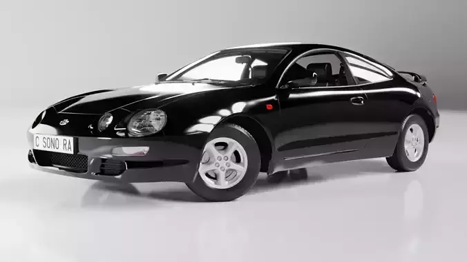 Toyota Celica 1994 Low-poly 3D model