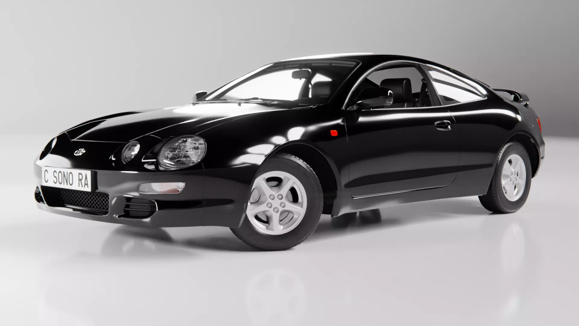 Toyota Celica 1994 Low-poly 3D model_0
