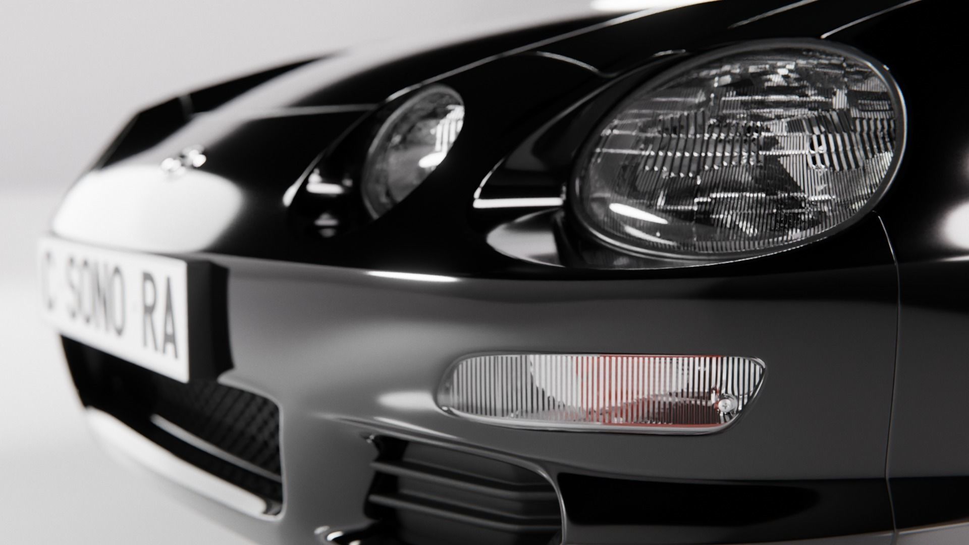 Toyota Celica 1994 Low-poly 3D model_15