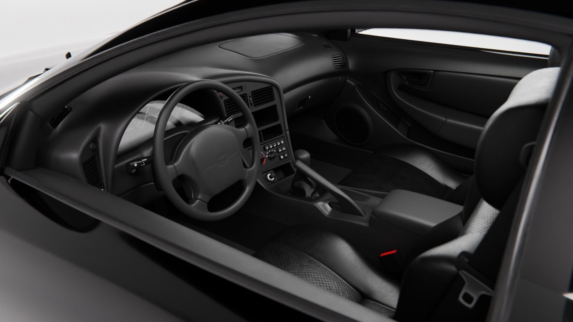 Toyota Celica 1994 Low-poly 3D model_9