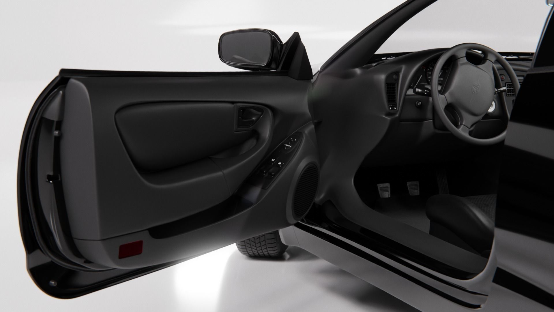 Toyota Celica 1994 Low-poly 3D model_10