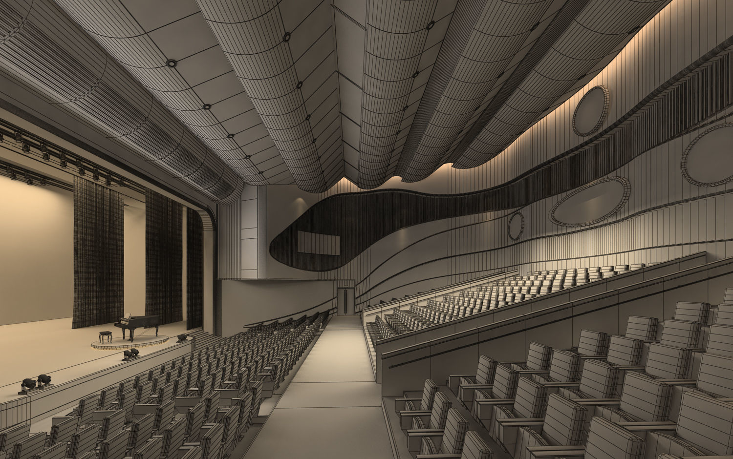 Opera House 3D model_6